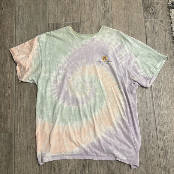 super cute and comfy size XL tie dye tshirt from simply southern - Picture 1 of 4